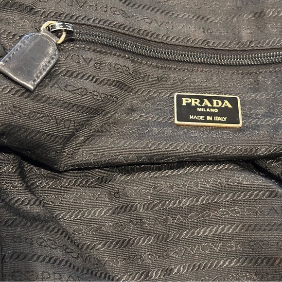 Vintage Prada Lambskin Nylon Bucket Bag - Picture 6 of 6